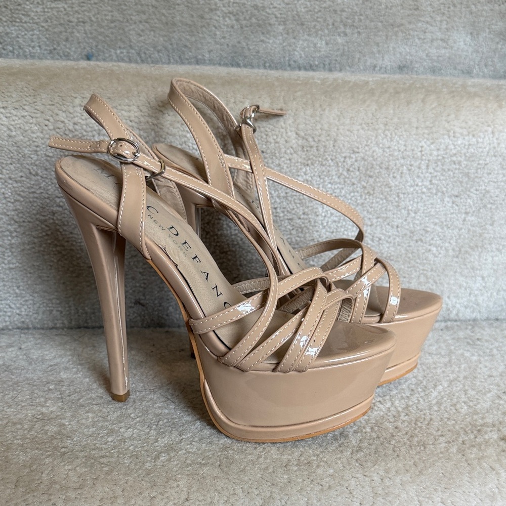 Mark Defang Platform Pageant Heels